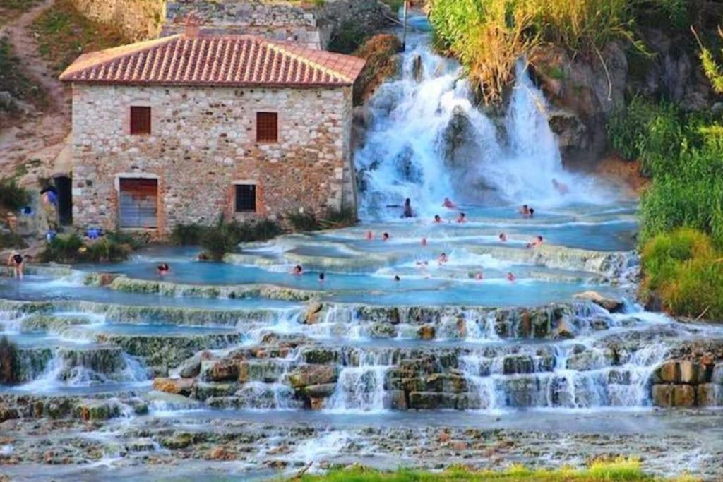 38-Volpini House In Amiata - Val D'Orcia, Saturnia, Feste&Sagre Кастел дел Пиано Екстериор снимка