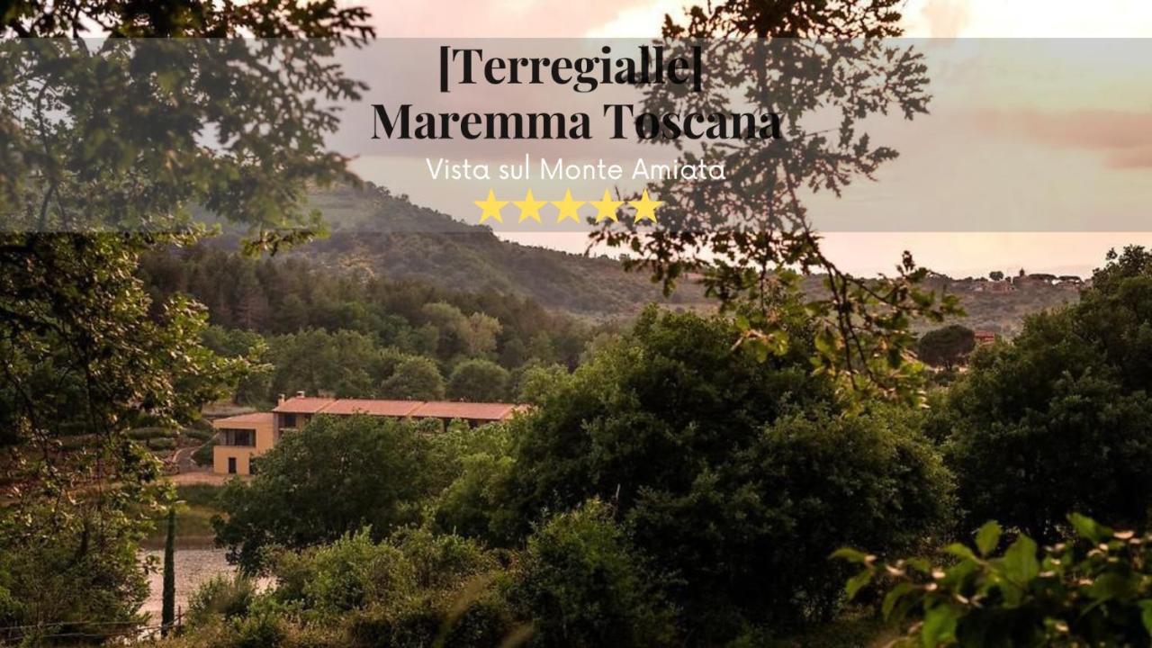 38-Volpini House In Amiata - Val D'Orcia, Saturnia, Feste&Sagre Кастел дел Пиано Екстериор снимка
